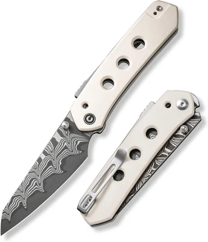 Miniatura 11 de CIVIVI Vision FG - Cuchillo de bolsillo para EDC, Superlock plegable con mango de 3.54 pulgadas Inversa Tanto Nitro-V Blade G-10, regalo ideal
