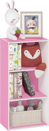 Miniatura 42 de Furinno Luder - Estantería abierta de 3 niveles, color roble francés