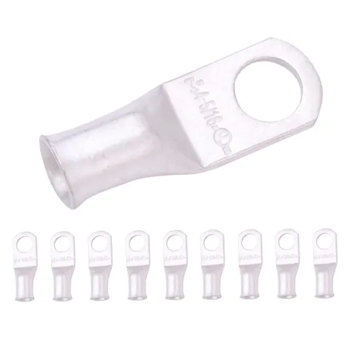 Miniatura 226 de SELTERM 5 piezas terminales de cable de cobre estañado 1/0 AWG perno de 1/2", extremos de cable de batería, terminales de anillo, conectores