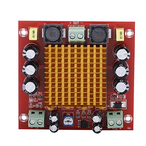 Miniatura 7 de TPA3116D2 Placa de amplificador mono de 150 W Módulo de audio de potencia digital para altavoces DIY, AMP estéreo de un solo canal con protección