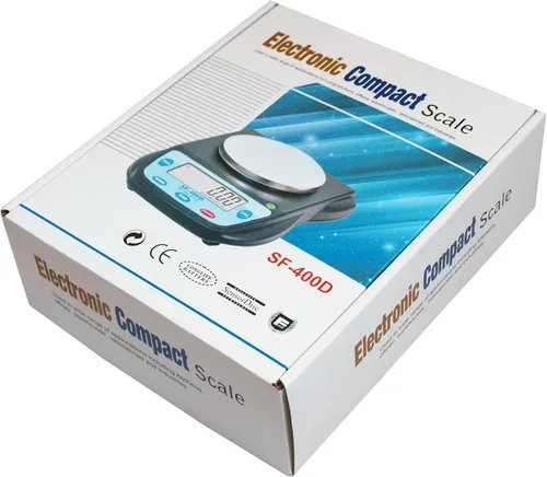Miniatura 4 de Horizon SF-400D - Báscula digital de precisión (17.64 oz x 0.00 oz), base grande, función de conteo