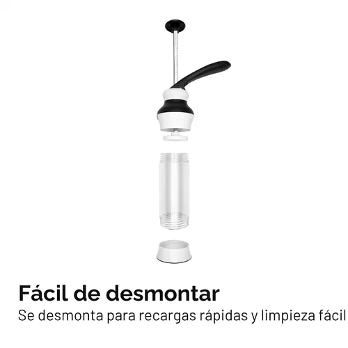 Miniatura 2 de OXO Good Grips Juego de Prensa para Galletas de 14 Piezas, Prensa para Galletas con 12 Discos de Acero Inoxidable y Estuche de Almacenamiento