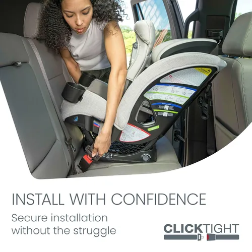 Miniatura 6 de Britax One4Life - Asiento de automóvil delgado todo en uno, hasta 10 años de uso con orientación trasera, orientación hacia adelante y modos