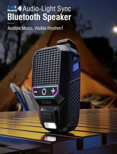 Miniatura 4 de GBEAST Altavoz Bluetooth Portátil Vestible Actualizado 2026, Mini Altavoces Portátiles con Clip, Tiempo de Reproducción Todo el Día, Impermeable