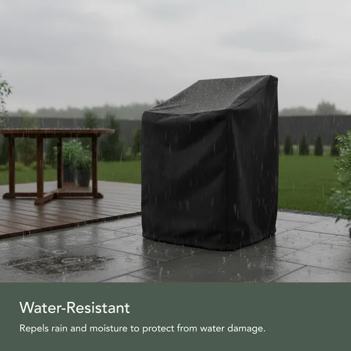 Miniatura 8 de Covermates Ultima - Funda para silla de exterior, resistente al agua y a los desgarros, protección para muebles de patio, poliéster 600D, rejillas