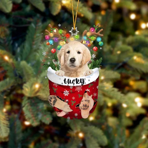 Miniatura 30 de Adorno de Navidad personalizado para perro Airedale Terrier en bolsillo de nieve, adorno para árbol de Navidad, idea de regalo para amantes