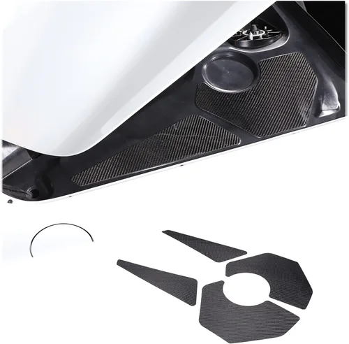 Miniatura 10 de Tapa de fibra de carbono para maletero compatible con Corvette C8 Stingray Z06 Z51 2020 2021 2022 2022 2023 (para techo trasero de automóvil)