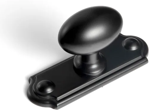 Miniatura 8 de Goo-Ki 1.2 Pulgadas (36MM) Manijas de Gabinete Ovaladas de Latón Antiguo, Aleación de Zinc para Cajones de Vestidor Armario, 6 Empaquetadas