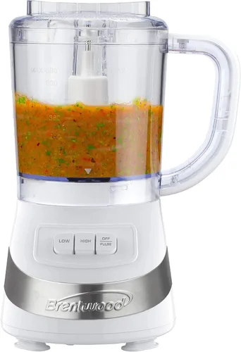 Brentwood Appliances Procesadores de alimentos FP-549W de 3 tazas (blanco)