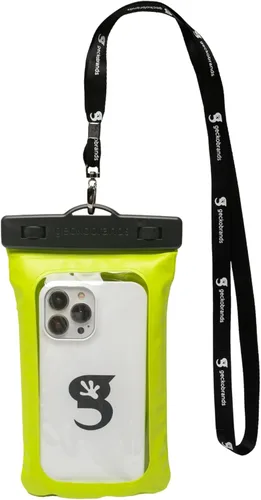 Miniatura 2 de geckobrands Bolsa seca flotante para teléfono, bolsa impermeable y flotante, se adapta a la mayoría de los modelos de iPhone y Samsung Galaxy Verde