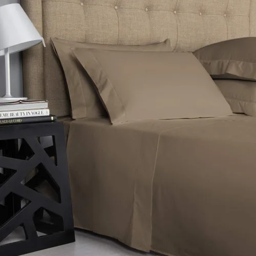 Miniatura 6 de TREND BEDDING MART - Juego de sábanas de 415 hilos - 100% algodón Pima peruano -Juego de sábanas de 4 piezas, sólido para colchones de 16 pulgadas