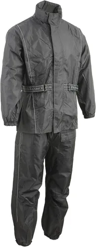Miniatura 7 de Milwaukee Leather Traje de lluvia de motocicleta resistente al agua para mujer con cinta reflectante Hi Vis