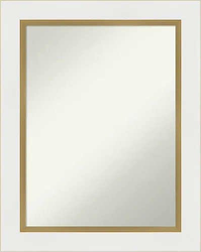 Miniatura 22 de Amanti Art Espejo de baño plateado para sobre el fregadero, espejo cuadrado de níquel cepillado de 30 x 30 pulgadas, marco moderno grande, se cuelga