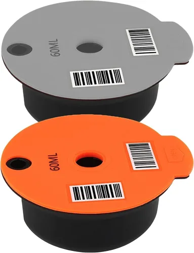 Miniatura 11 de Vasos de plástico reutilizables recargables para Bosch Tassimo, hogar, oficina, café (6.1 fl oz)