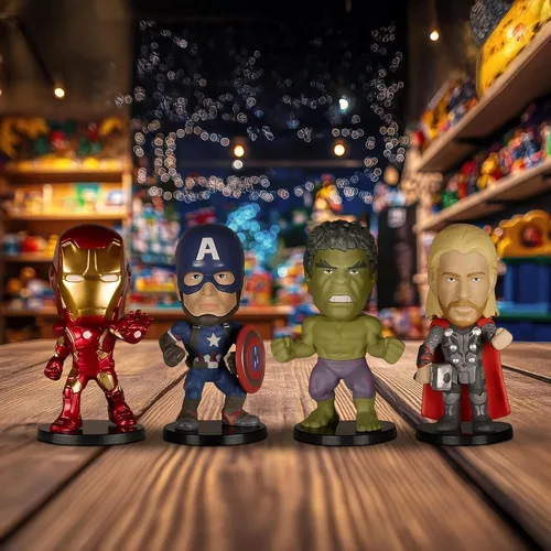 Miniatura 4 de Funko Wacky Wobbler: Avengers 2 Mini Wobbler figura de acción (paquete de 4)