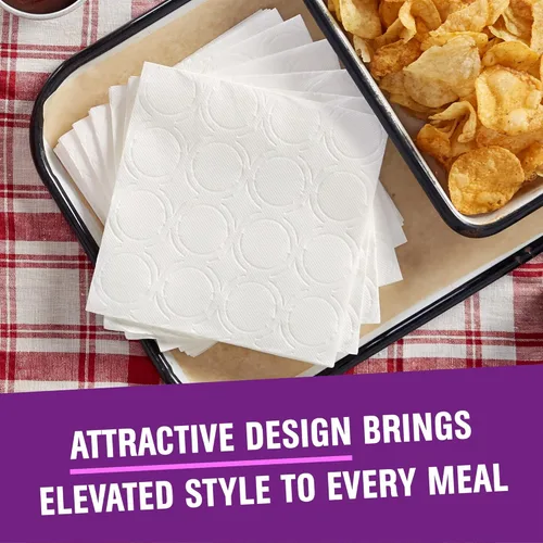 Miniatura 7 de Vanity Fair Servilletas de Papel Premium Extra Absorbentes, 960 Unidades, Servilletas Desechables Hechas Suaves y Fuertes para Comidas Desordenadas