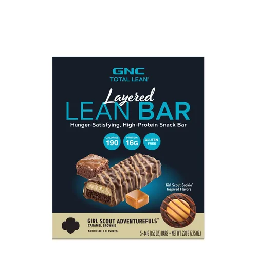 Miniatura 17 de GNC Total Lean Bar Barra de comida con alto contenido de proteínas y satisfying con hambre Yogur de arándanos 5 barras
