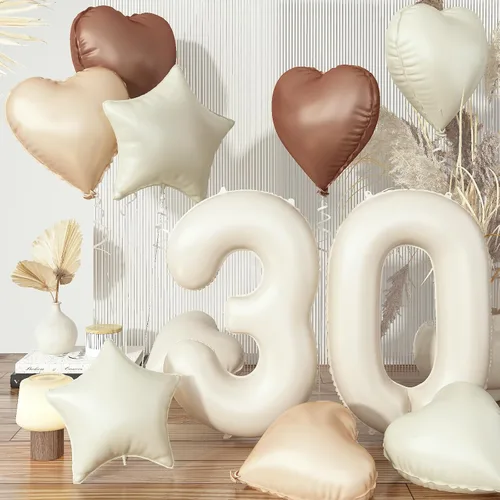 Miniatura 73 de Globo grande de aluminio 60, 40 pulgadas, color verde azulado oscuro, globo autoinflable del número 60 para hombres de 60 cumpleaños, globos de Azul