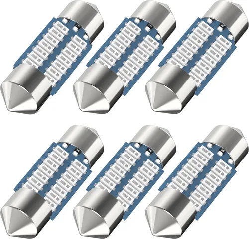Miniatura 12 de Bombilla LED festoon 578 Serundo Auto 211-2 para auto de 41mm 42mm 1.65in 212-2 para luz de mapa y cúpula del auto, 22SMD 3014 chips bombilla LED