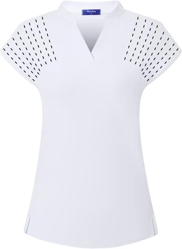 Camisetas tipo polo de golf para mujer, ligeras que absorben la humedad, camisetas atléticas de tenis