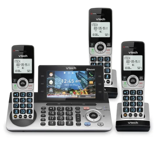 Miniatura 14 de VTech IS8201 Auricular Adicional para la Serie de Teléfonos Inalámbricos de Grado Comercial IS8251, Perfecto para Oficina en Casa, Bloqueo