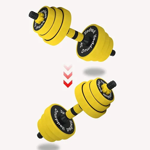 Miniatura 2 de Juego de mancuernas para hombres y mujeres, con biela, se puede utilizar como deportes de fitness en casa de 22.0 lbs, 33.1 lbs