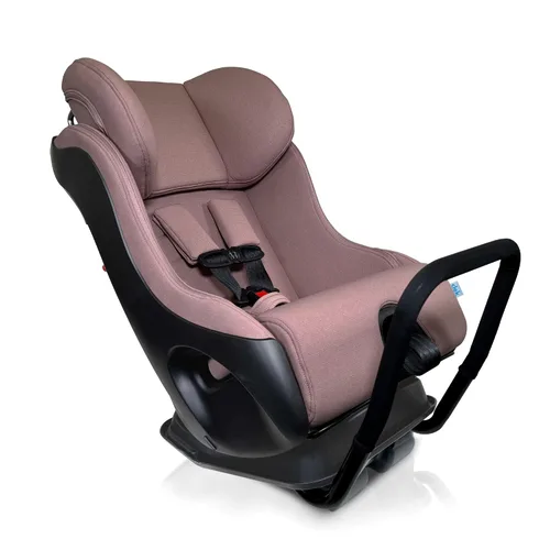Clek Fllo - Asiento convertible para automóvil, diseño compacto para asientos de 3 a través, orientación trasera extendida con barra antirrebote y