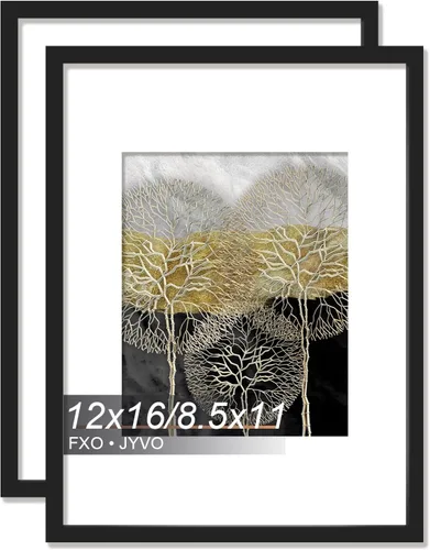 Miniatura 82 de Fxojyvo Marco de Fotos de 4x6, Muestra Foto de 3.5x5 con Paspartú o 4 x 6 Sin Paspartú, Liviano y de Alta Transparencia Marco de 4 por 6 para Pared