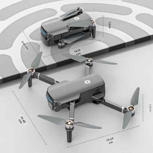 Miniatura 9 de Holy Stone Drone GPS con cámara 4K UHD para adultos principiantes; HS360S 249g Quadcopter RC FPV plegable con rango de control de 10000 pies, motor