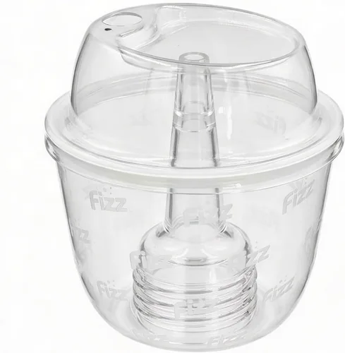 Fizz Vaso flotante para helados para botellas de refrescos, taza de postre portátil a prueba de fugas para fiestas de verano y barbacoas, se adapta