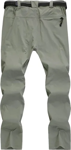 Miniatura 2 de WENRONSTA Pantalones cargo de senderismo para hombre, secado rápido, ligeros, impermeables, 6 bolsillos, para exteriores, pesca, montaña