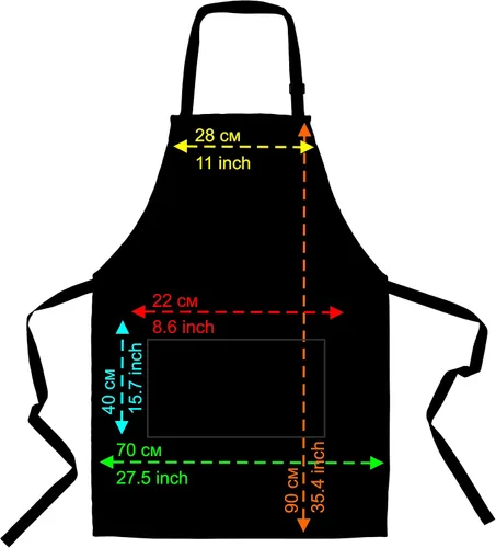 Miniatura 9 de Delantales de chef Cocinar hornear a la parrilla para restaurante casero Delantales de cocina premium con doble bolsillo para hombres y mujeres