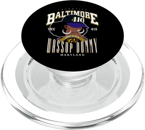 Miniatura 8 de 410 Código de área Baltimore MD PopSockets intercambiables PopGrip sin disculpas