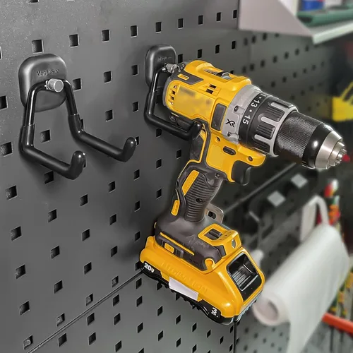 Miniatura 8 de 2 ganchos magnéticos grandes y resistentes con doble punta, ajuste universal para interiores y exteriores, ganchos organizadores de imanes fuertes