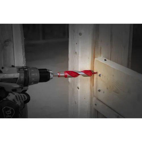 Miniatura 3 de Diablo Broca helicoidal para madera y madera con clavos incrustados - Diámetro 7/8", vástago hexagonal 7/16", longitud 7-1/2", longitud de trabajo