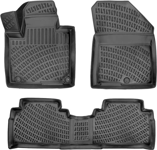 Miniatura 12 de RizLiner Kia Sorento 2003-2009 Floor Mats 3D Custom Fit Compatible with Kia Rubber Car Mats Laser Measured Floor Liners All Weather Heavy Duty