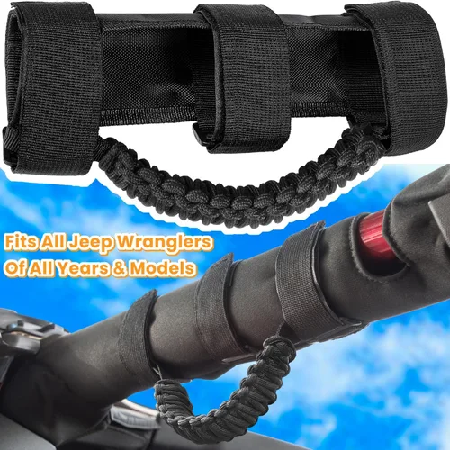 Miniatura 2 de Asas de agarre para Jeep Wrangler JK JKU JL JLU TJ YJ Sports Sahara Freedom Rubicon Unlimited Gladiator JT 1955-2023 UTV ATV Accesorios Premium 550
