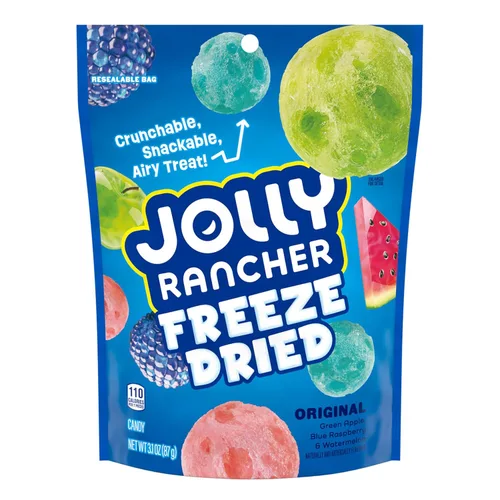 Miniatura 3 de JOLLY RANCHER Bolsa de dulces con sabor a fruta original liofilizada, 3.1 oz