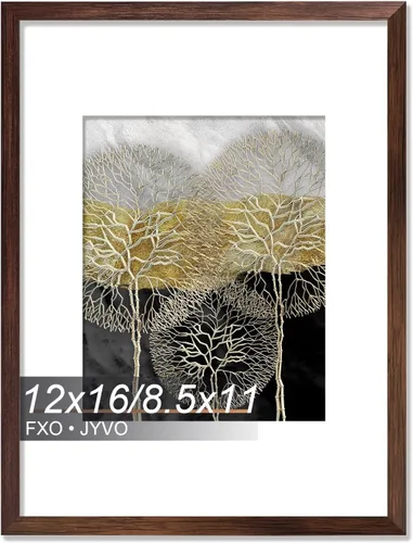 Miniatura 160 de Fxojyvo Marco de Fotos de 4x6, Muestra Foto de 3.5x5 con Paspartú o 4 x 6 Sin Paspartú, Liviano y de Alta Transparencia Marco de 4 por 6 para Pared