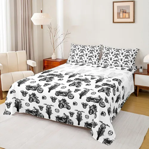 Miniatura 19 de Manfei Juego de sábanas de dibujos animados para niños, tamaño individual, bonito juego de ropa de cama de animales y mascotas, decoración