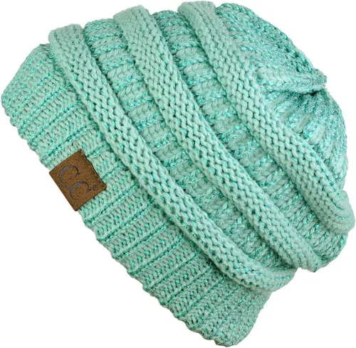 Miniatura 170 de C.C Trendy Warm Chunky Soft Stretch Cable Knit Beanie