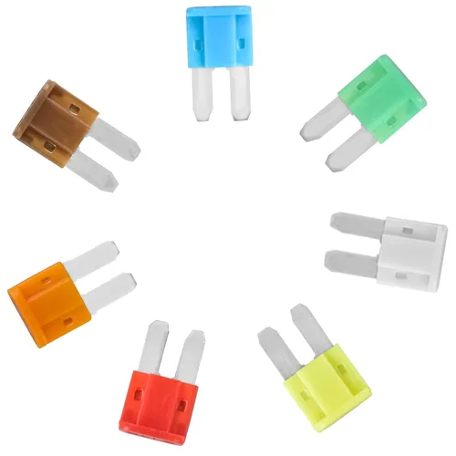 Miniatura 9 de Kit de fusibles MuHize Micro2 - 35 piezas de fusibles Micro2 tipo cuchilla (5A, 7.5A, 10A, 15A, 20A, 25A, 30A) con herramienta extractora