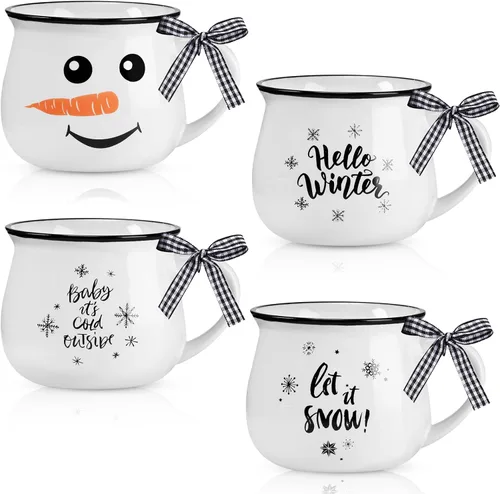 Miniatura 10 de Patelai Juego de 4 Tazas de Limón Mini Tazas de Café 5 oz Tazas de Espresso con Asa Bandeja en Capas de Limón Decoración para Barra de Café Regalo