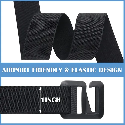 Miniatura 3 de JenPen Tirantes ocultos en forma de Y para hombre, invisibles debajo de la camisa, tirantes ajustables para el aeropuerto, tirantes de ropa