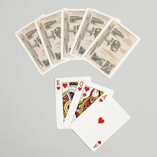 Miniatura 7 de Lantern Press Ballard Locks Technical, 52 Playing Cards for Adults, Poker Size Card Deck