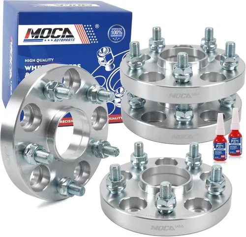 Miniatura 12 de MOCA - 4 espaciadores de rueda de 0.472 in, 5 x 114.3 a 0.197 x 4.500 in, patrón de pernos de 2.366 in, orificio de cubo para Toyota Sienna/Supra