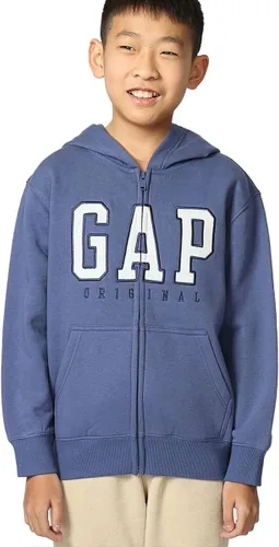 Miniatura 12 de GAP Sudadera con capucha y cremallera completa con logotipo para niños