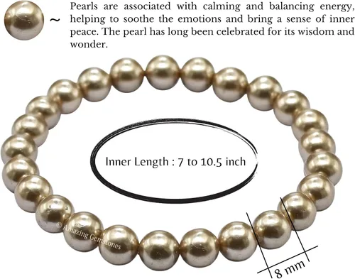 Miniatura 11 de Amazing Gemstone Crystal Bracelet for Women Men's Gifts - Protection Healing Crystal Bracelet - 8mm Gemstone Beaded Stretchable Bracelet Pulseras