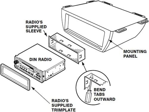 Miniatura 5 de Scosche UDEB - Recinto de instalación universal para radio DIN para debajo del tablero o en la parte superior, kit de instalación estéreo