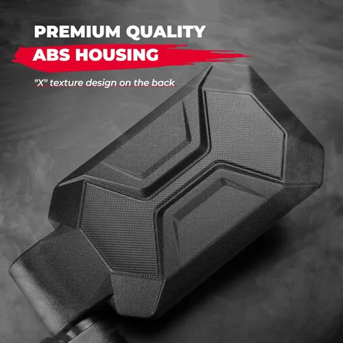 Miniatura 2 de KEMIMOTO Espejos laterales para UTV con barra antivuelco de 1.6" a 2", espejos laterales retrovisores SXS ajustables, compatibles con Polaris RZR